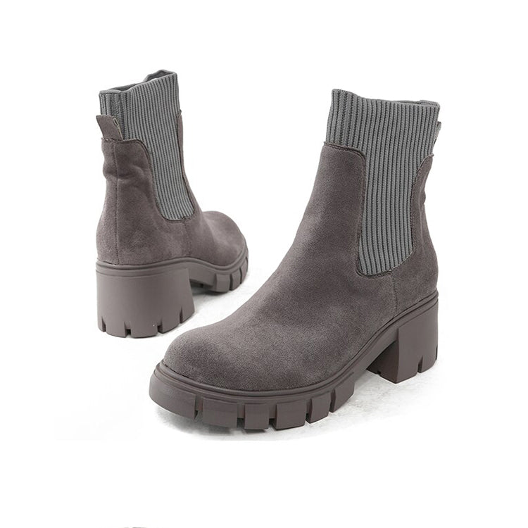 ROSS BOOTS IN GRAY/BLACK